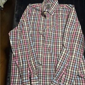 Maker & Co Checkered Button Down Shirt